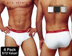 Calvin Klein Men's Underwear 4pk for $22