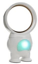 11" Robo Bladeless USB Fan with Light for $10