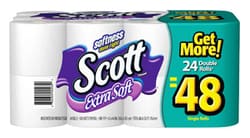 24 Scott Extra Soft Bath Tissue Double Rolls $11