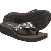 Teva Women's Wedge Flip Flops $11