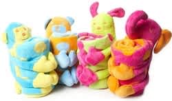 Elegant Baby Blanket and Toy for $12