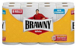 Brawny Paper Towels 8-Pack for $7