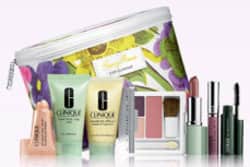 Clinique 8-Piece Makeup Bag free w/ $28