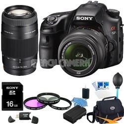 Sony Alpha 16MP DSLR w/ 18-55mm lens $948