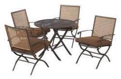 Hampton Bay 5-Piece Dining Patio Set $100