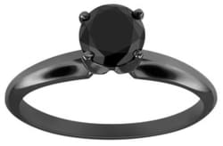 1.5-tcw Black Diamond Ring for $195