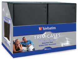 Verbatim DVD / Blu-ray Case 50-Pack for $10