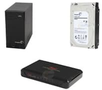 Seagate 2-Bay Diskless NAS w/ 4TB HDD $280