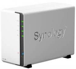 Synology 2-Bay Gigabit NAS Server for $180