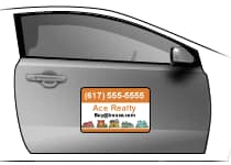11" x 9" Customized Door Magnet for free