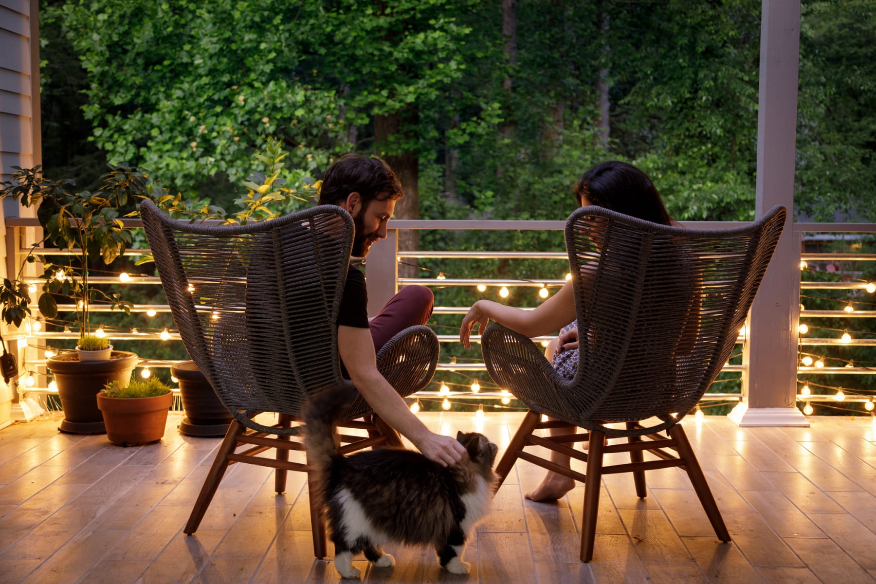couple on patio