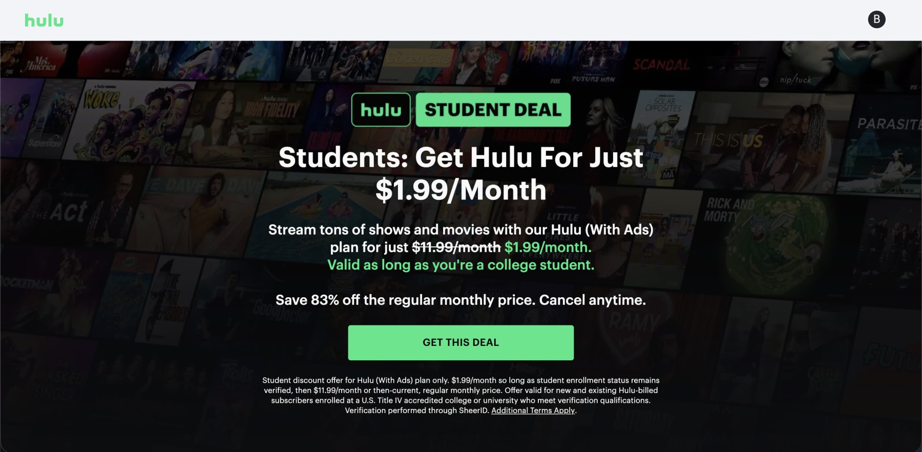 hulu-student-discount