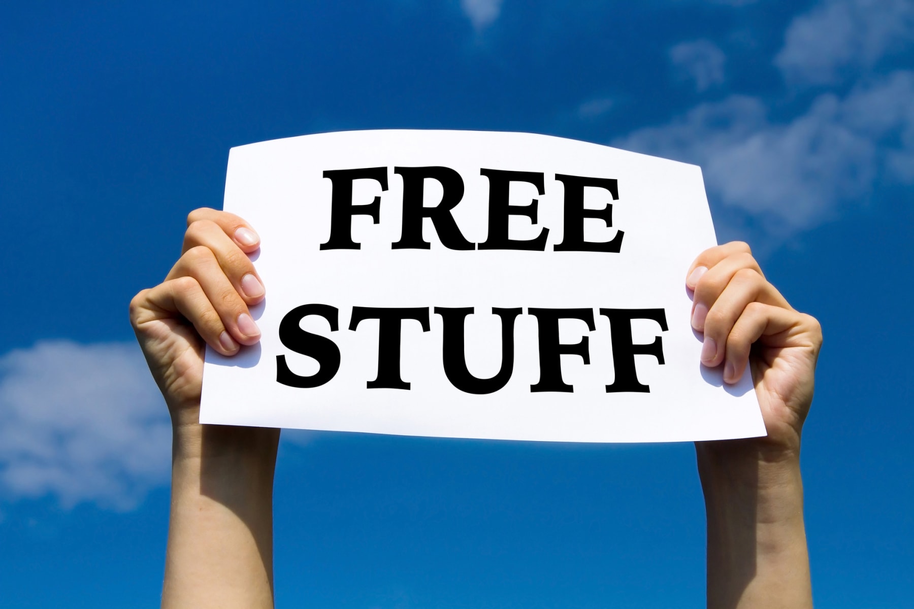 Get free stuff