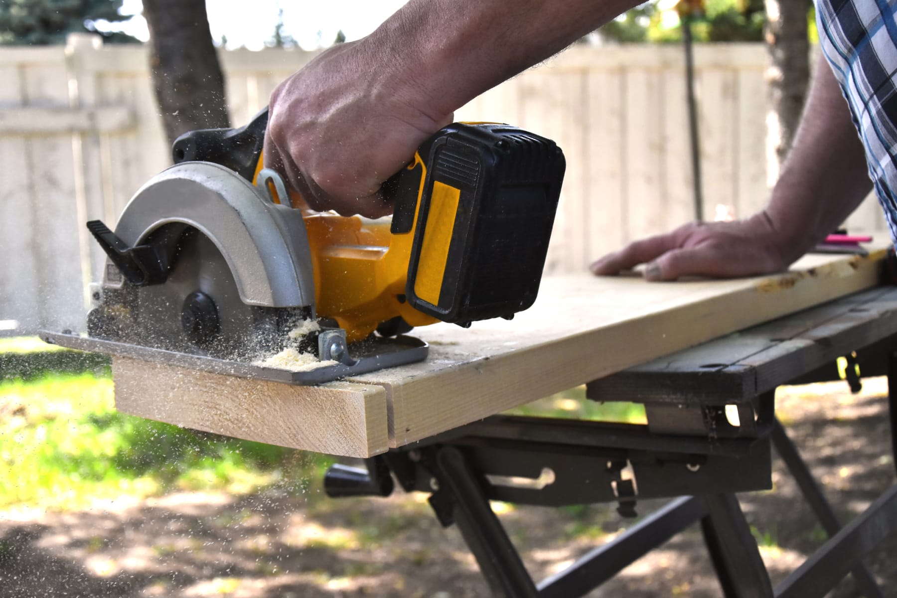 using circular saw