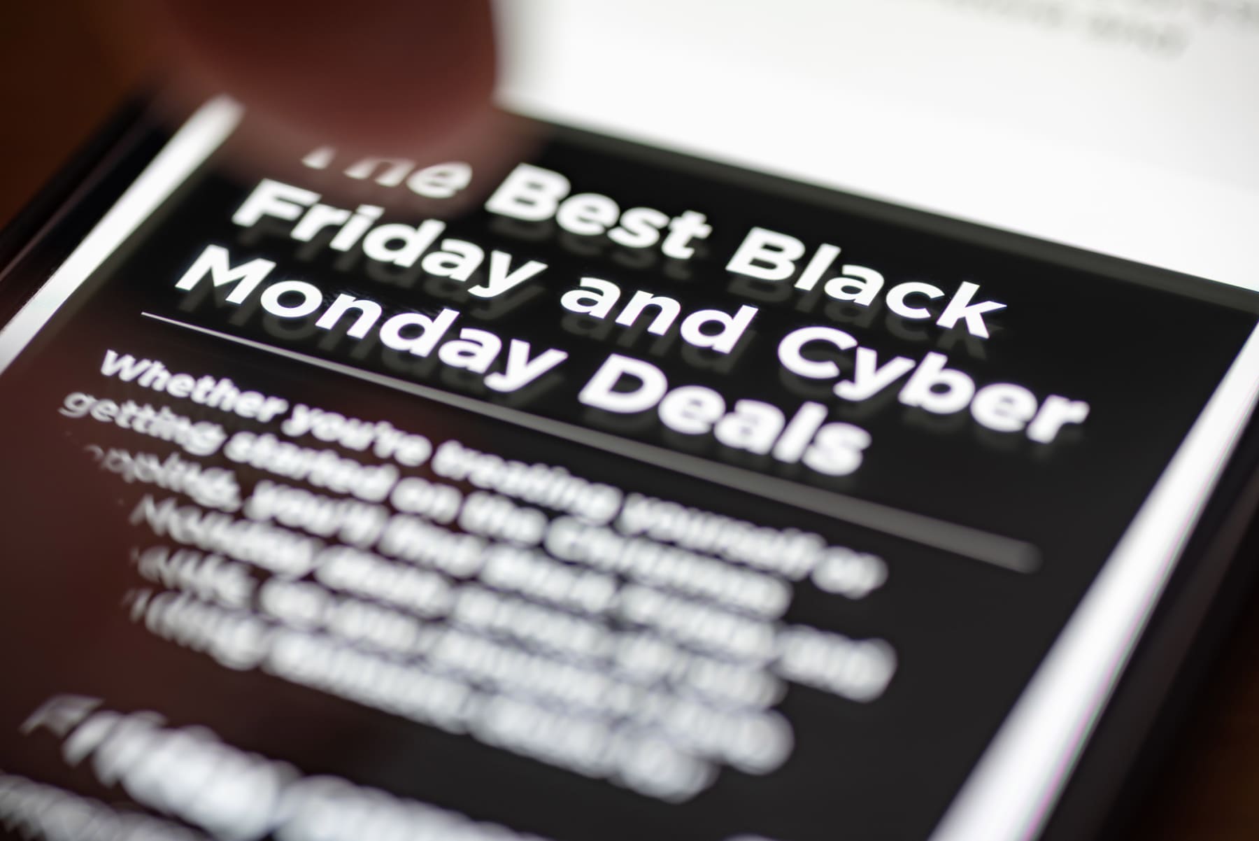 Black Friday and Cyber Monday deals on phone app