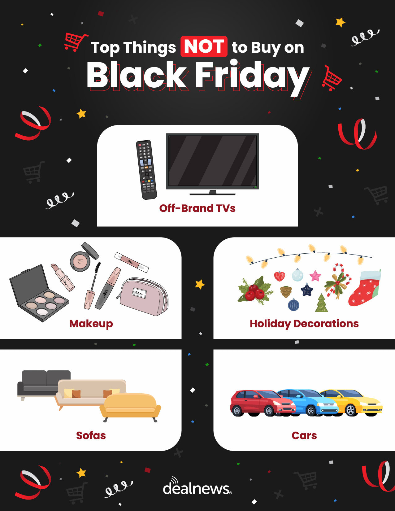 Top things not to buy on Black Friday.