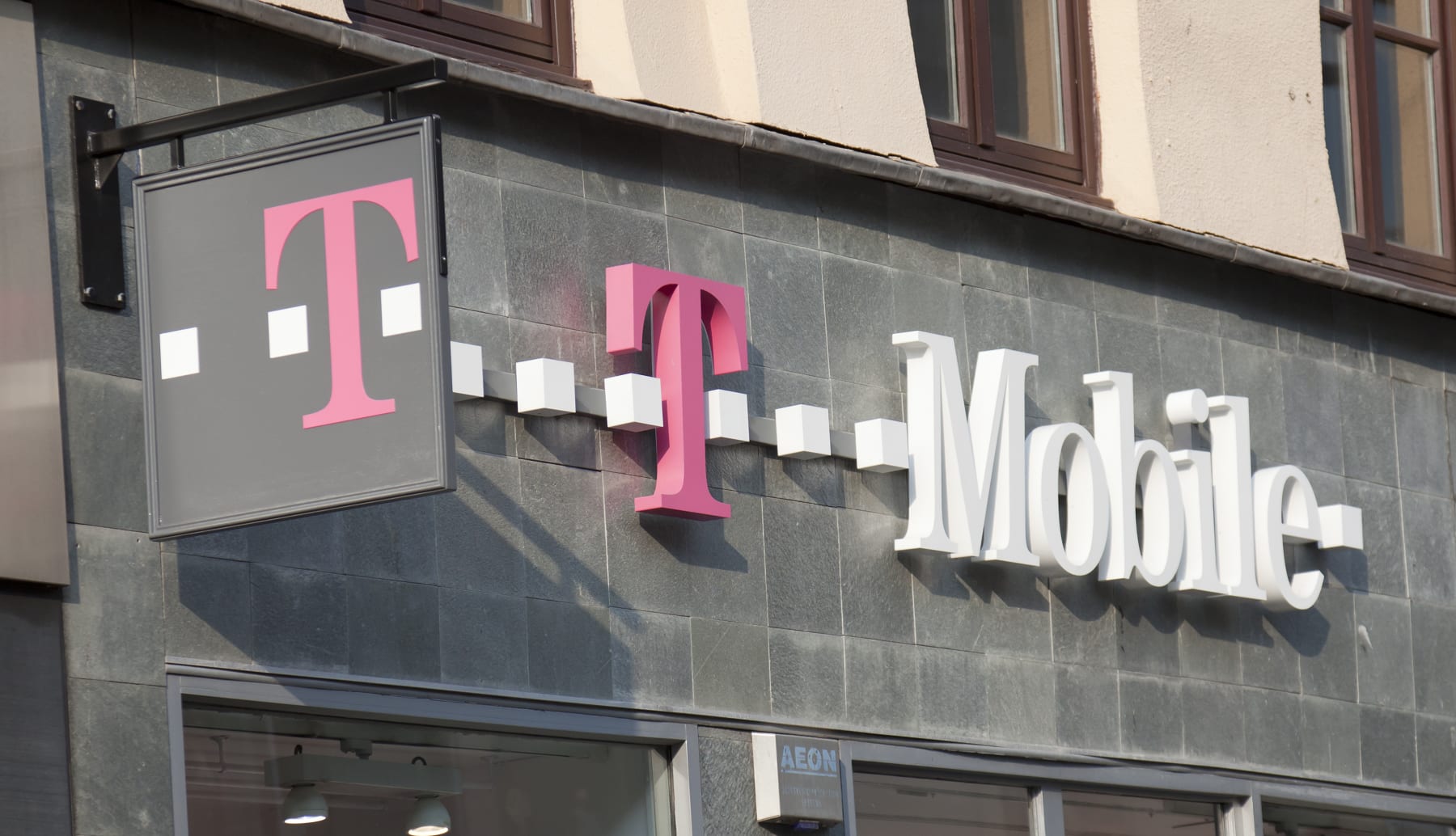 T-Mobile retail store in the UK.