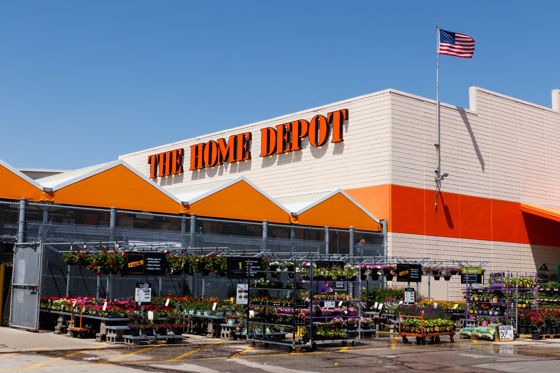 A Home Depot storefront in Indianapolis