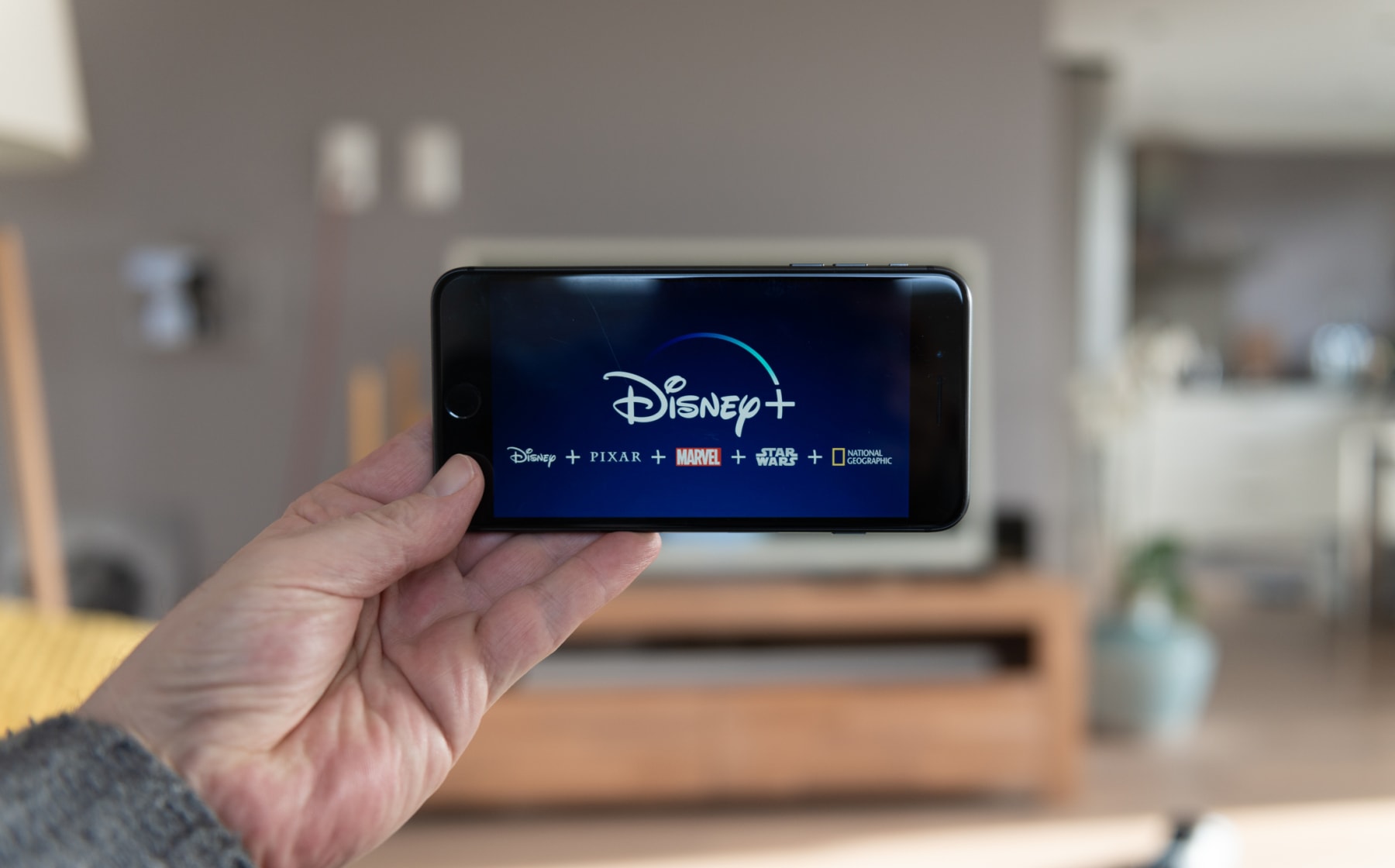 Disney Plus start screen displayed on smartphone.