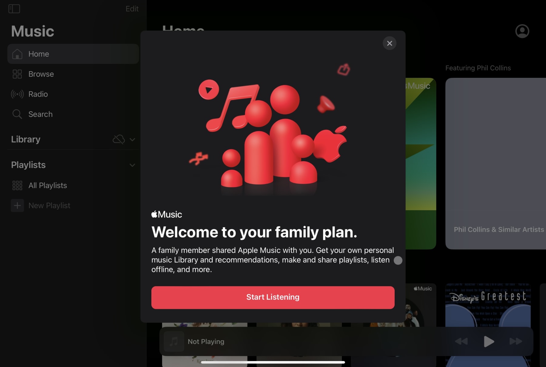 Apple Music family plan