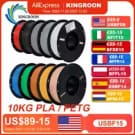 Kingroon 22-lb. 10-Rolls 3D Filament: $66 Kingroon 22-lb. 10-Rolls 3D Filament: $66