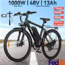 1000W 48V Motor Peak Electric Bike: $312.84