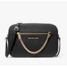Michael Kors Outlet Jet Set Large Saffiano Leather Crossbody Bag: $44