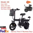 GleeRide A9 14" Mini Folding Electric Bike: $280.90