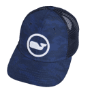 Vineyard Vines Men's Camo Whale Dot Trucker Hat for $11