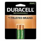 Duracell NiMH Rechargeable AAA Batteries, Pack of 2 for $14
