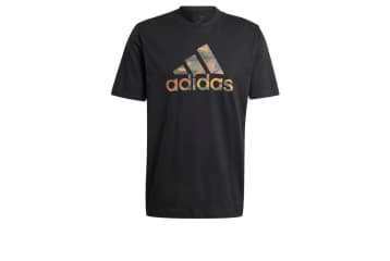 adidas Men's Camo Badge of Sport Graphic T-Shirt: $7