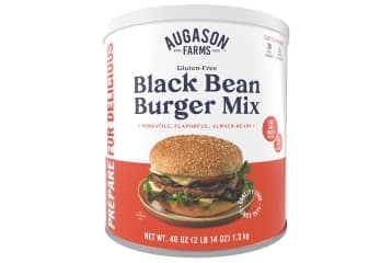 Augason Farms Black Bean Burger Mix 38-Serving Can: $12.98