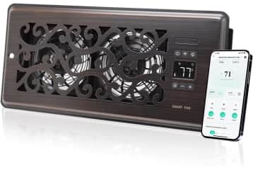 Sanycasa Register Booster Fan for 4" x 10" Register Holes: $36