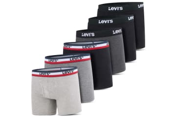 Levi s Men s Cotton Stretch Boxer Briefs 6 Pack 21.49