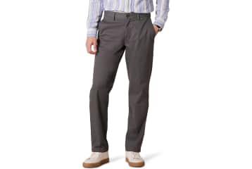 Amazon Essentials Men's Straight-Fit Wrinkle-Resistant Flat-Front Chino Pants: $7.99