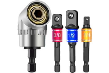 3-Piece Impact Grade Driver Socket Adapter Extension Set: $7.77