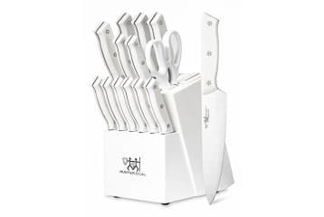 HD HUNTER.DUAL Knife Sets for Kitchen with Block, HUNTER.DUAL 15