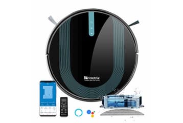 Proscenic 850T Wi-Fi Connected Robot Vacuum Cleaner, Works with Alexa & Google  Home, 3-in