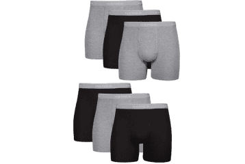 Hanes Men's Boxer Briefs with ComfortFlex Waistband 6-Pack for $15
