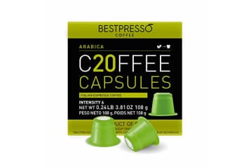 Bestpresso Lungo Blend (High Intensity) Espresso Pods for Nespresso  OriginalLine Machine - 120 Certified Genuine Coffee Capsules
