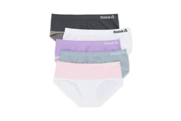 Reebok Girls' Seamless Hipsters 5-Pack for $5