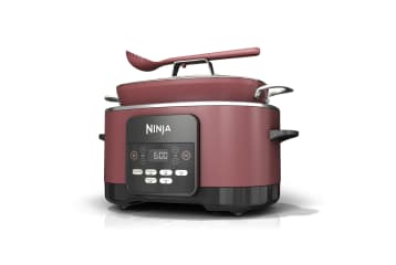 Ninja C29500 Foodi NeverStick Vivid 10-Piece Cookware Set, Red