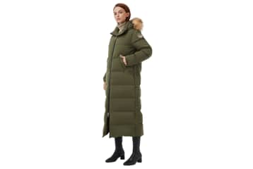  Fitouch Women's Waukee Long Down Parka, 750+ Fill Power Warm  Parka, Full-Length Jacket