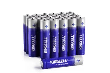   Basics 150-Pack AA Alkaline Industrial Batteries, 1.5  Volt, 5-Year Shelf Life : Health & Household