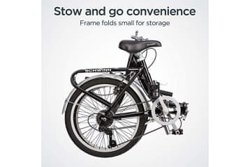 Schwinn loop deals adult folding bike