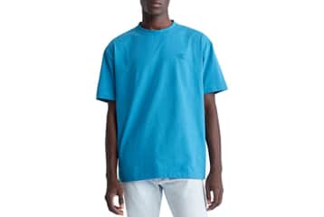 Calvin Klein Men's Relaxed Fit Monogram Logo Crewneck T-Shirt