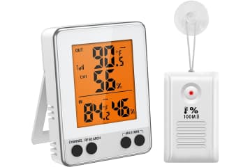 Oria Indoor Outdoor Digital Wireless Thermometer for $10 Oria Indoor Outdoor Digital Wireless Thermometer for $10