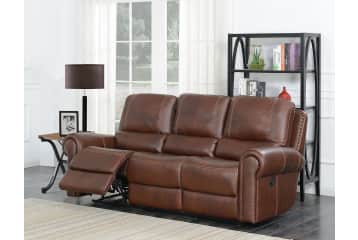 Member's Mark Harrison Dual Reclining Leather Sofa from $649 - 2736-47USB