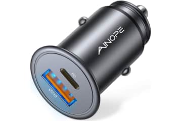 Ainope 36W Dual Port USB-C Car Charger for $10 - AV843