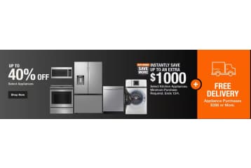 Home depot 40 off appliances top